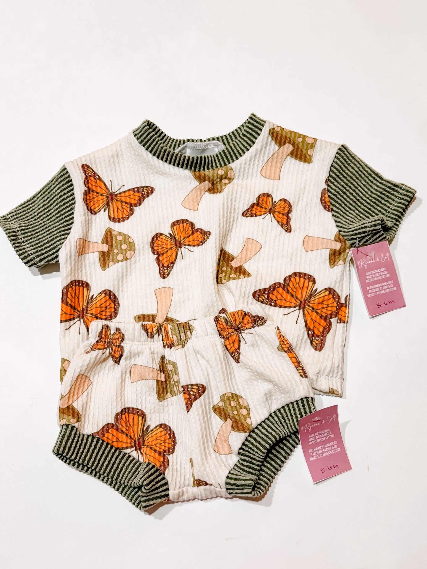 3-6m Oversized Tee & Shorties