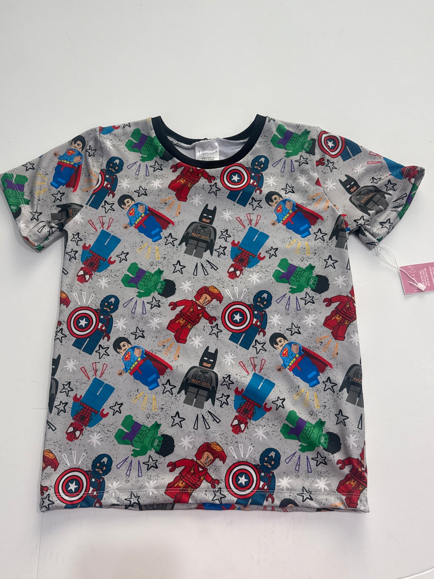 6Y Super Hero Boy Tee