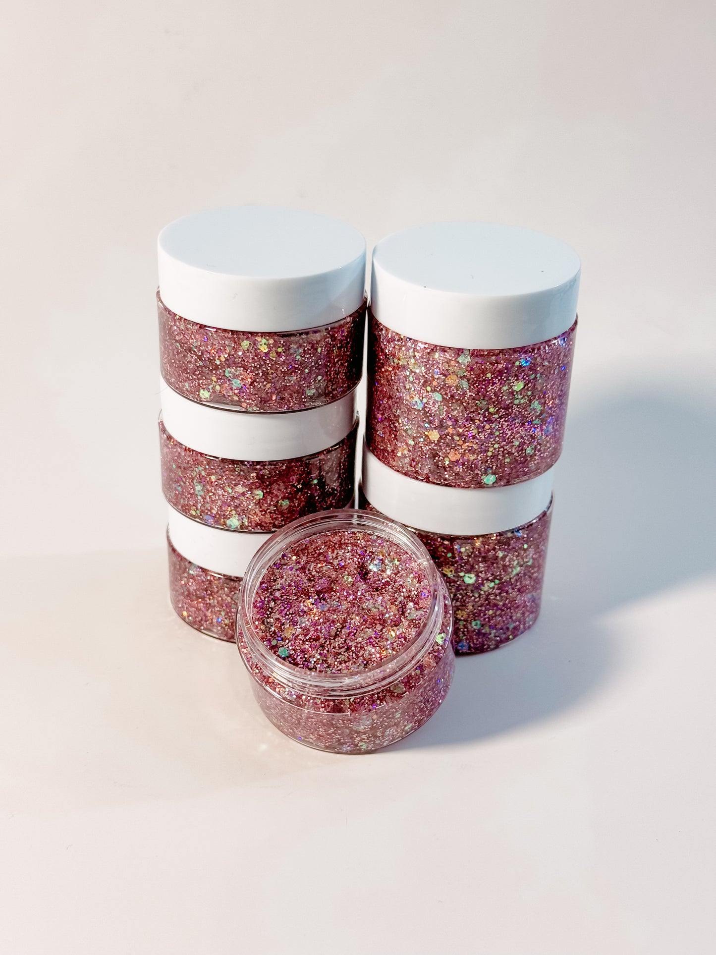 Shimmy Pink Glitter Gel