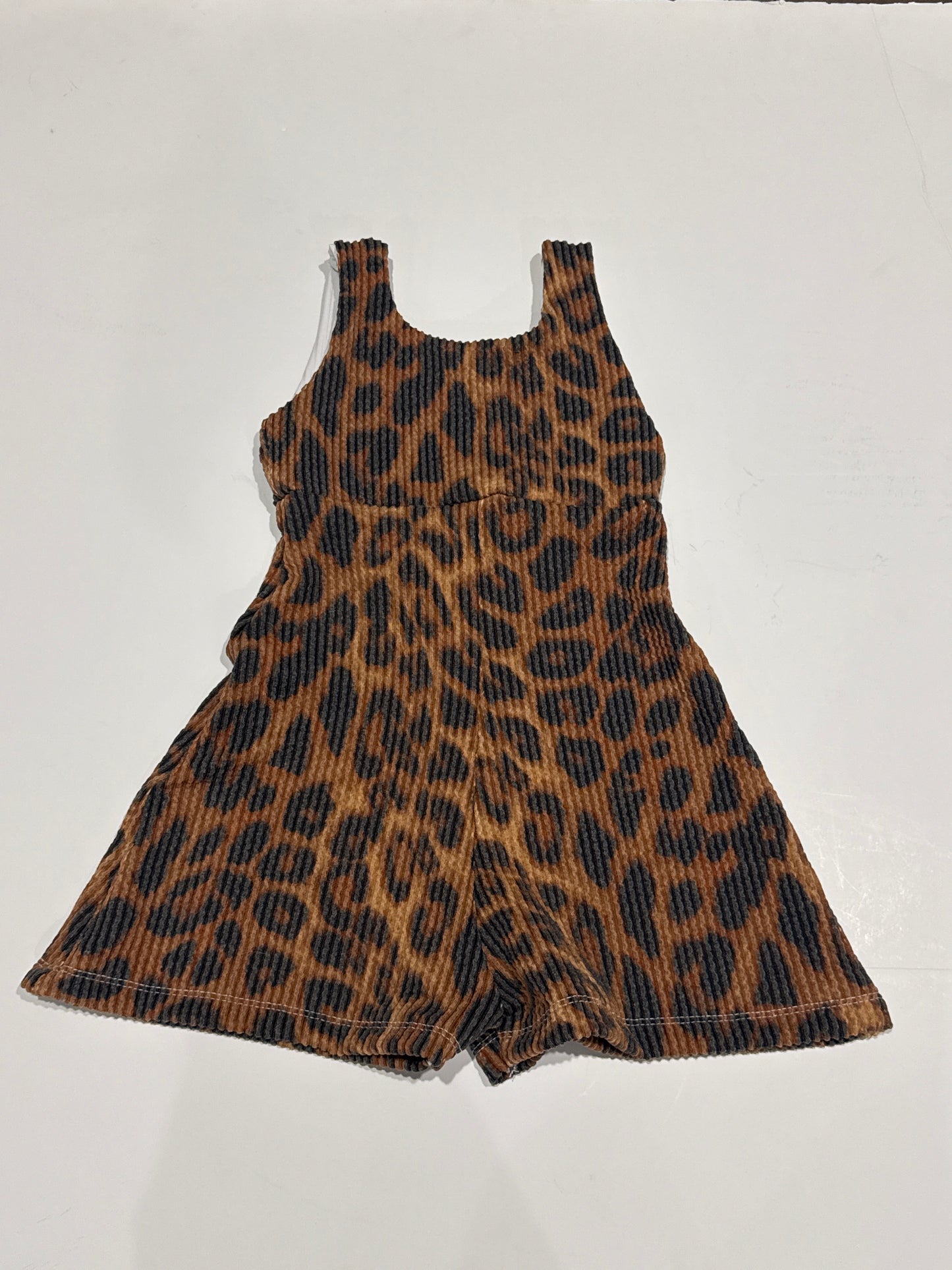 2T Animal Print Petal Romper
