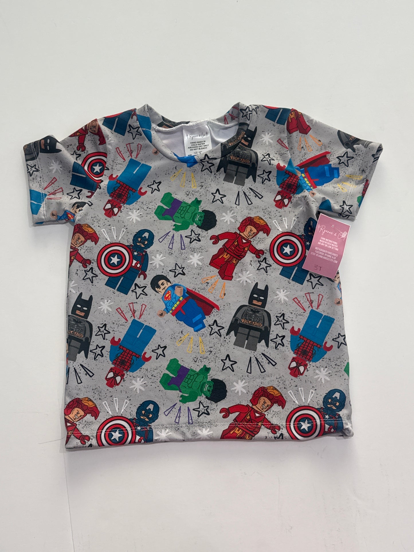 3T/4T Super Hero Boy Tee