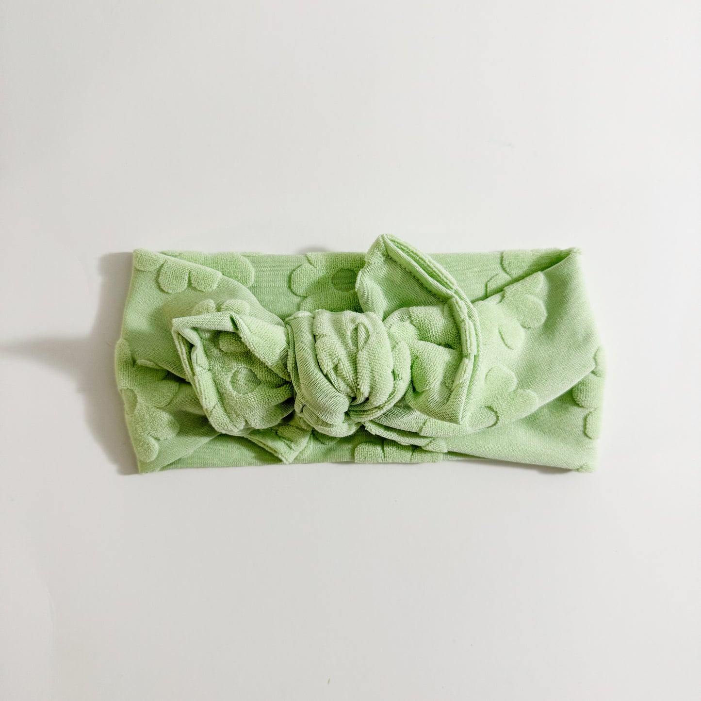 Kiwi Flowers Tie Headband