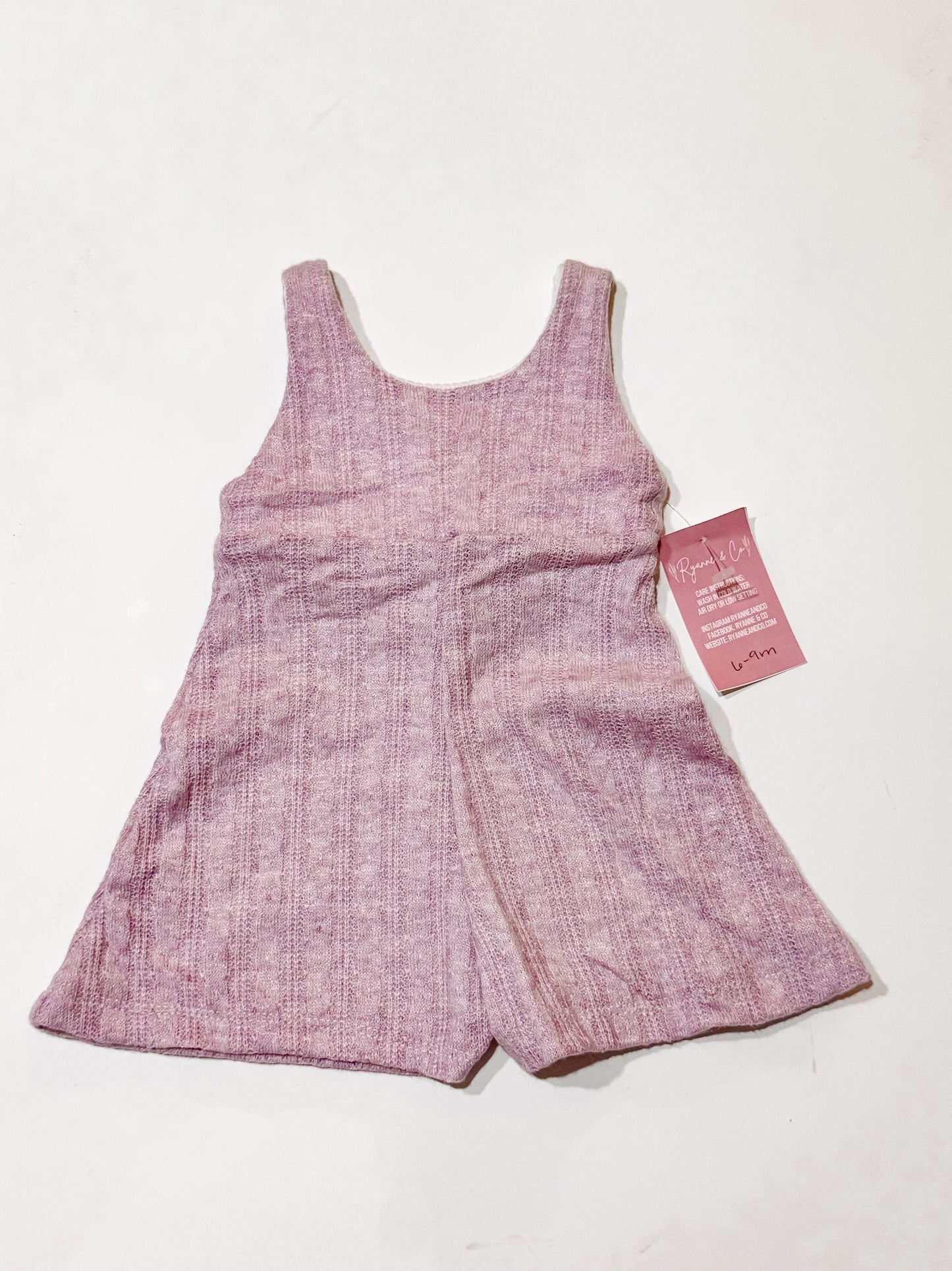 6-9m Purple Petal Romper