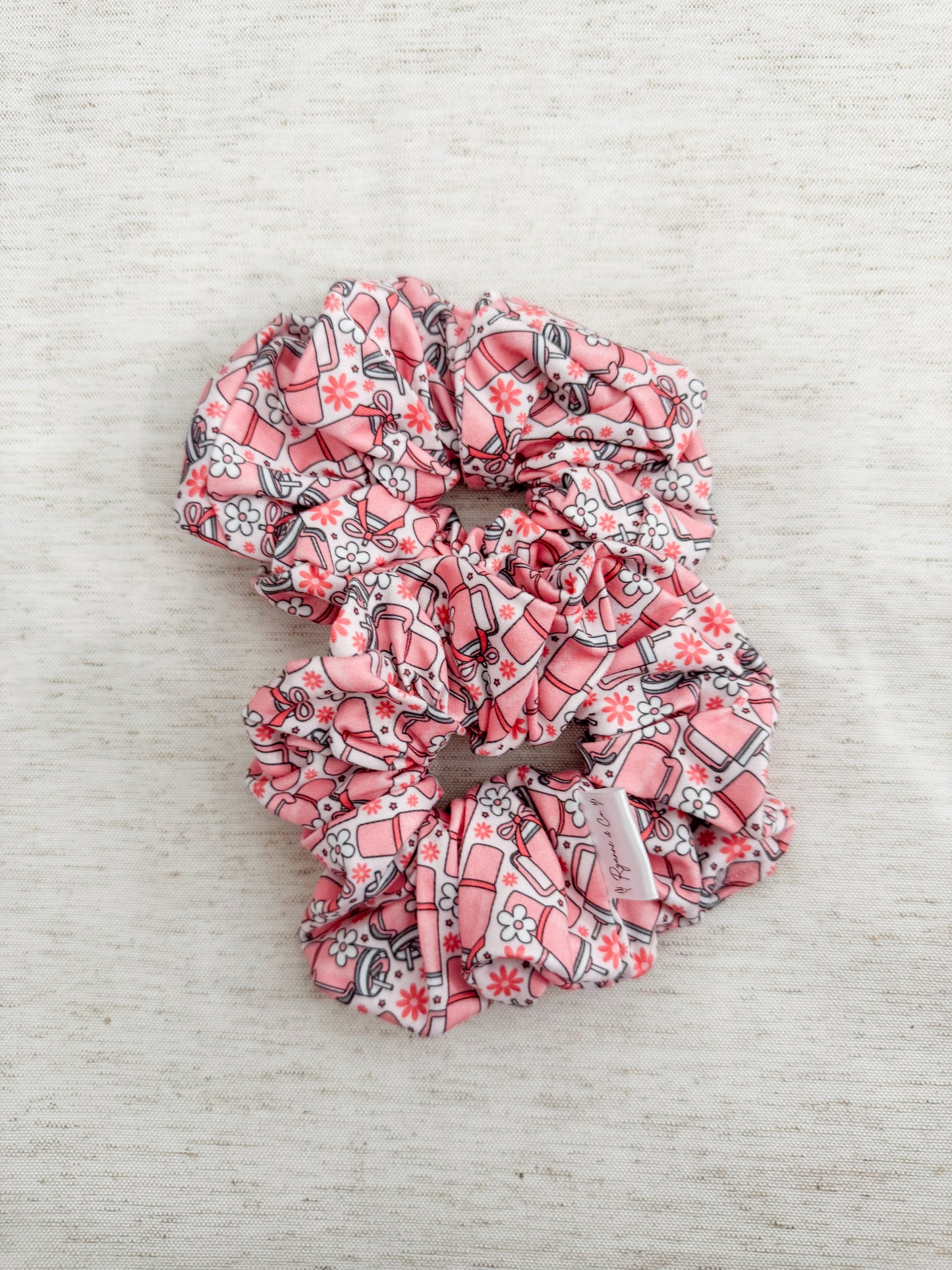 Pink Stanley Oversized Scrunchies
