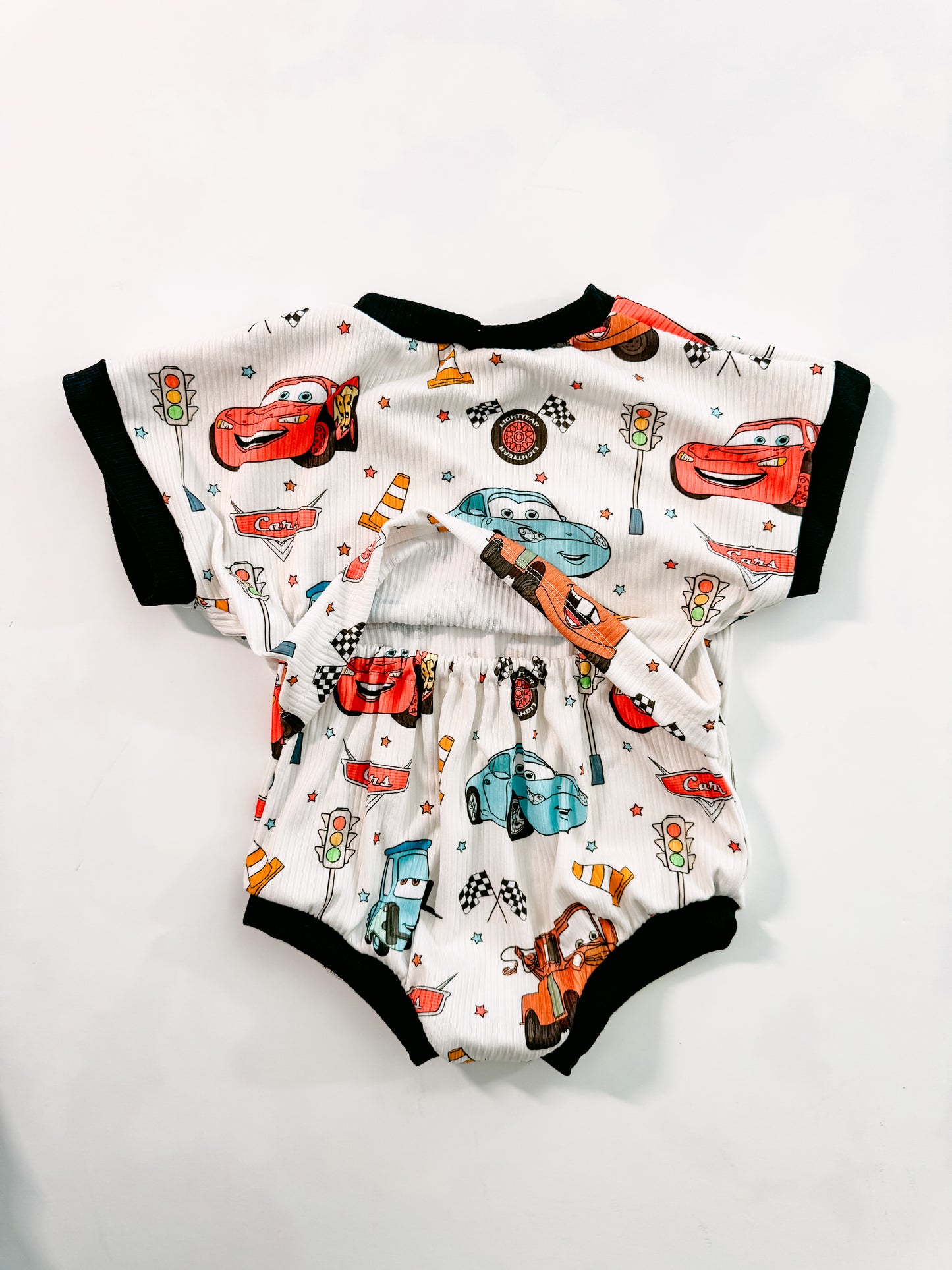 Cars Baby Tee Romper