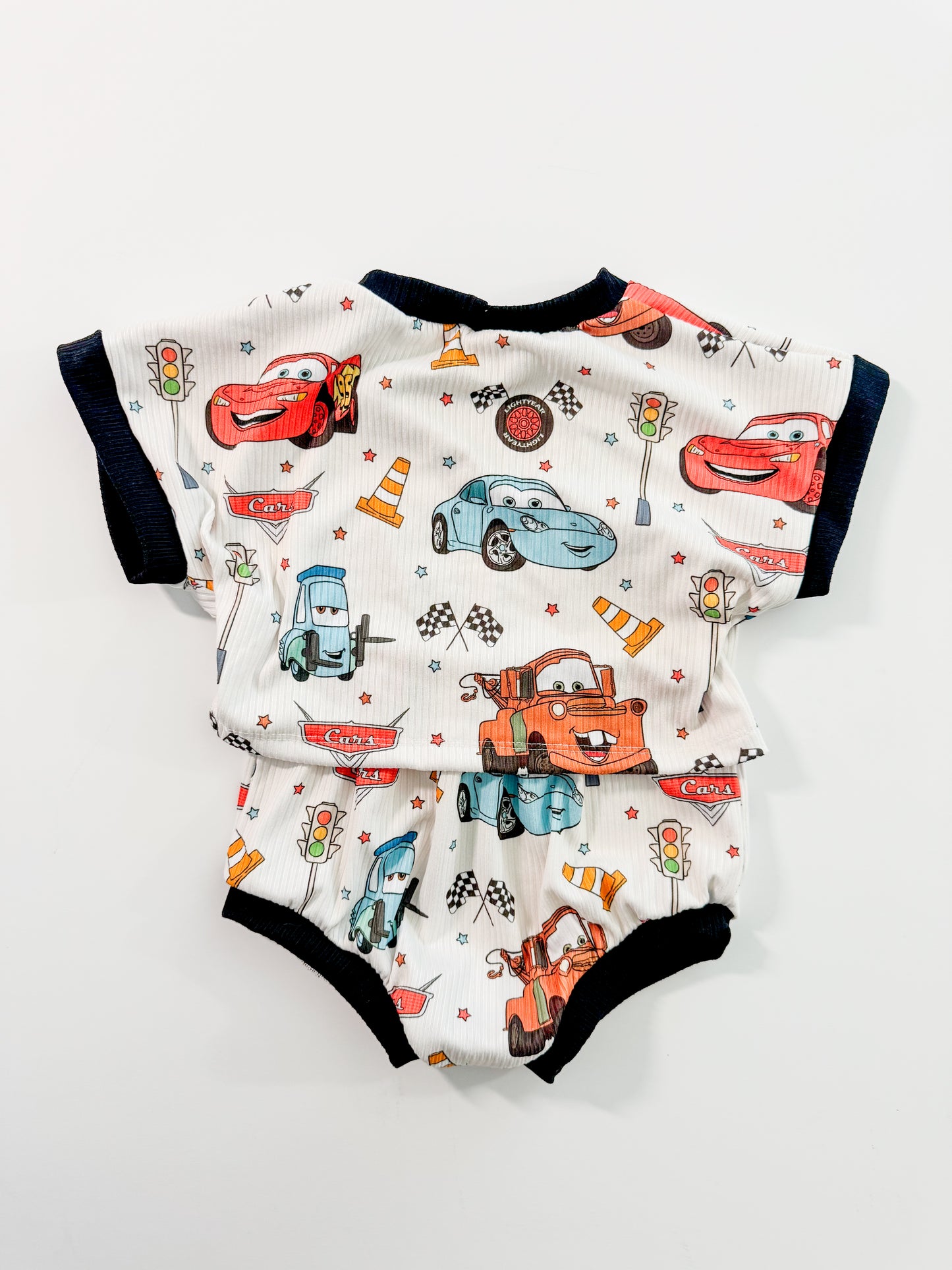 Cars Baby Tee Romper