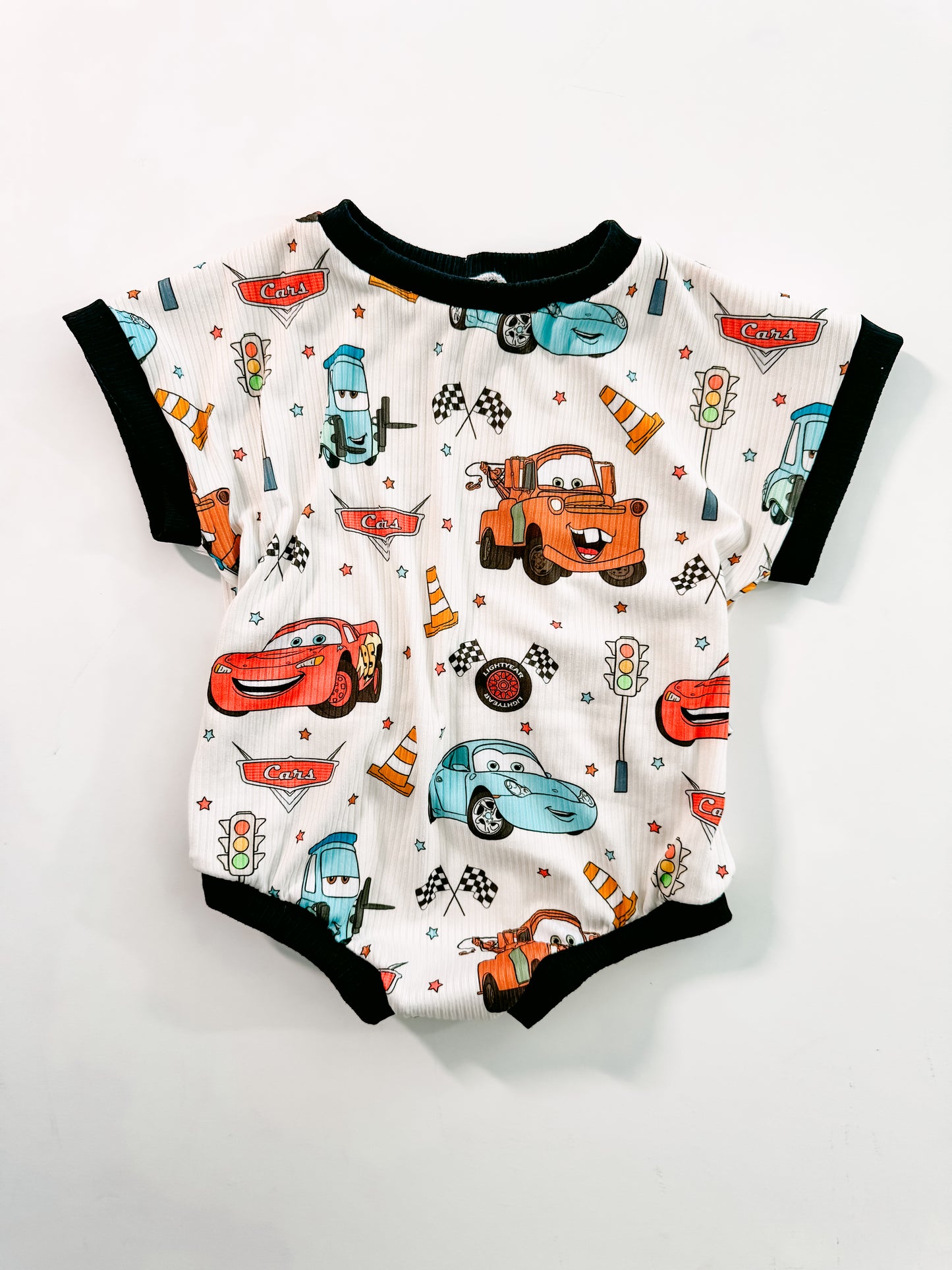 Cars Baby Tee Romper