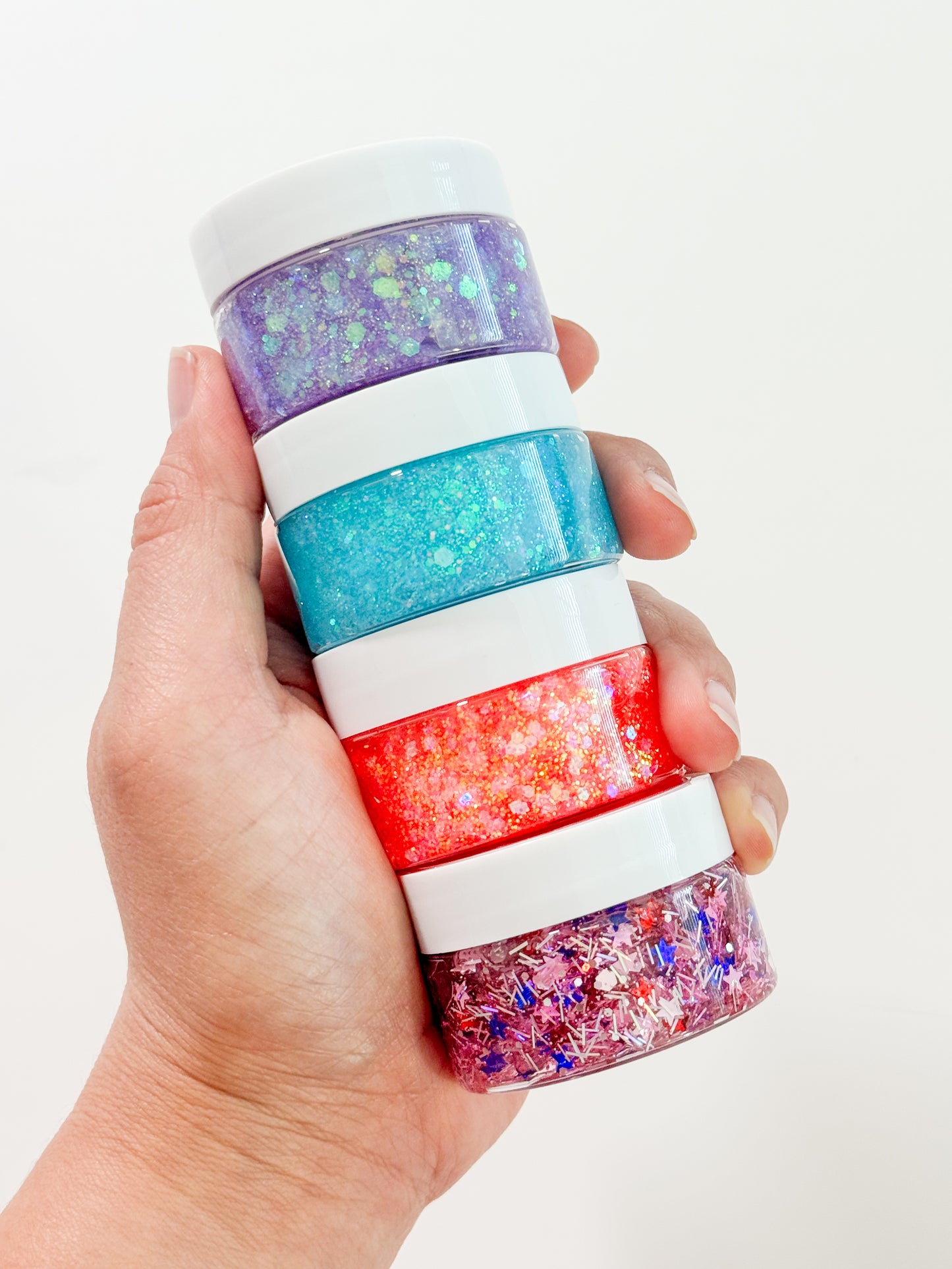 Neon Pink Glitter Hair Gel