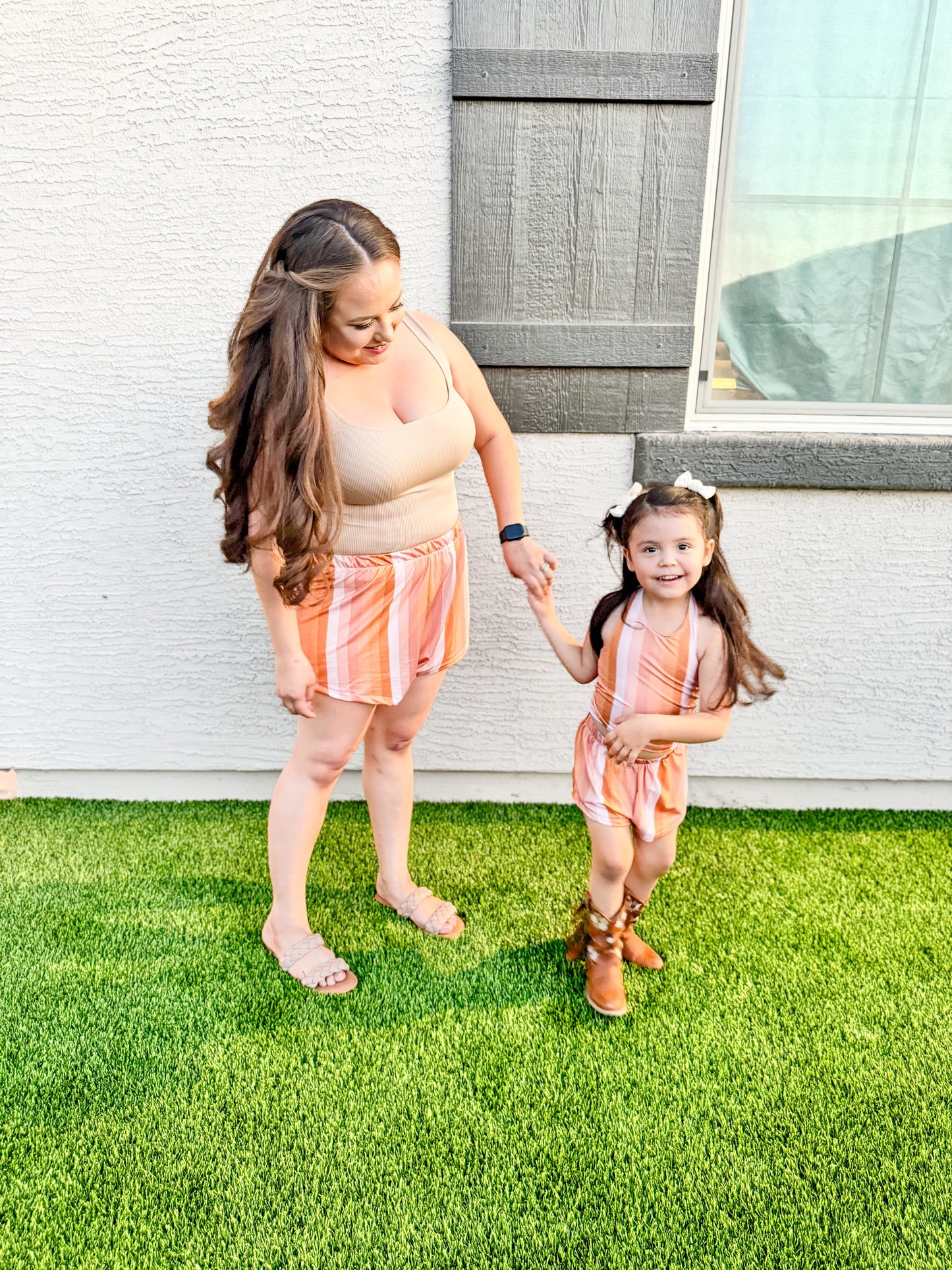 Golden Stripes Summer Shorts (Mama Shorts)