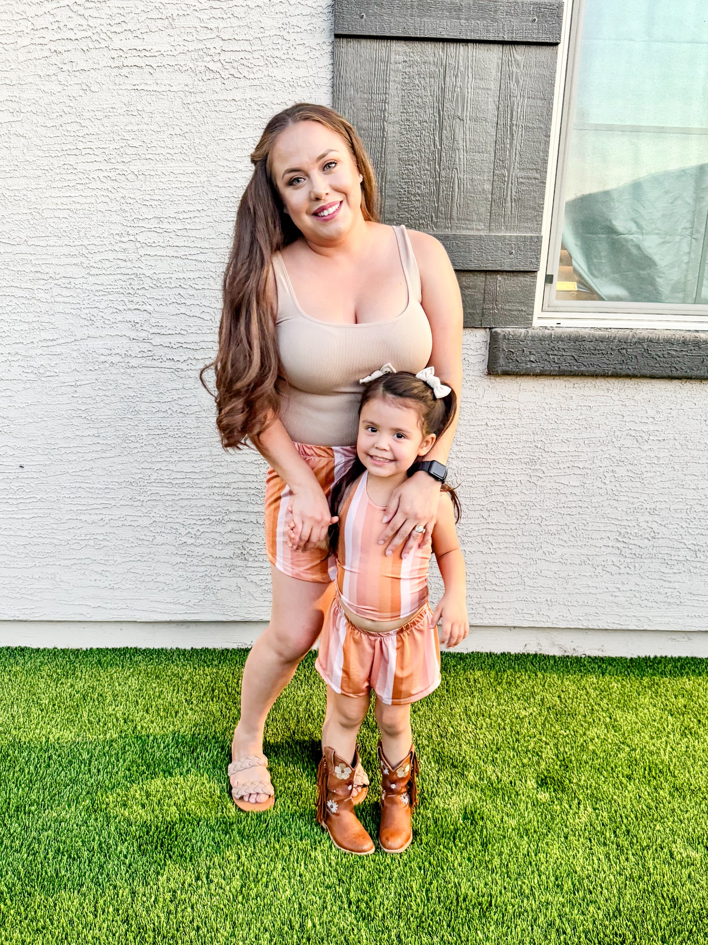 Golden Stripes Summer Shorts (Mama Shorts)