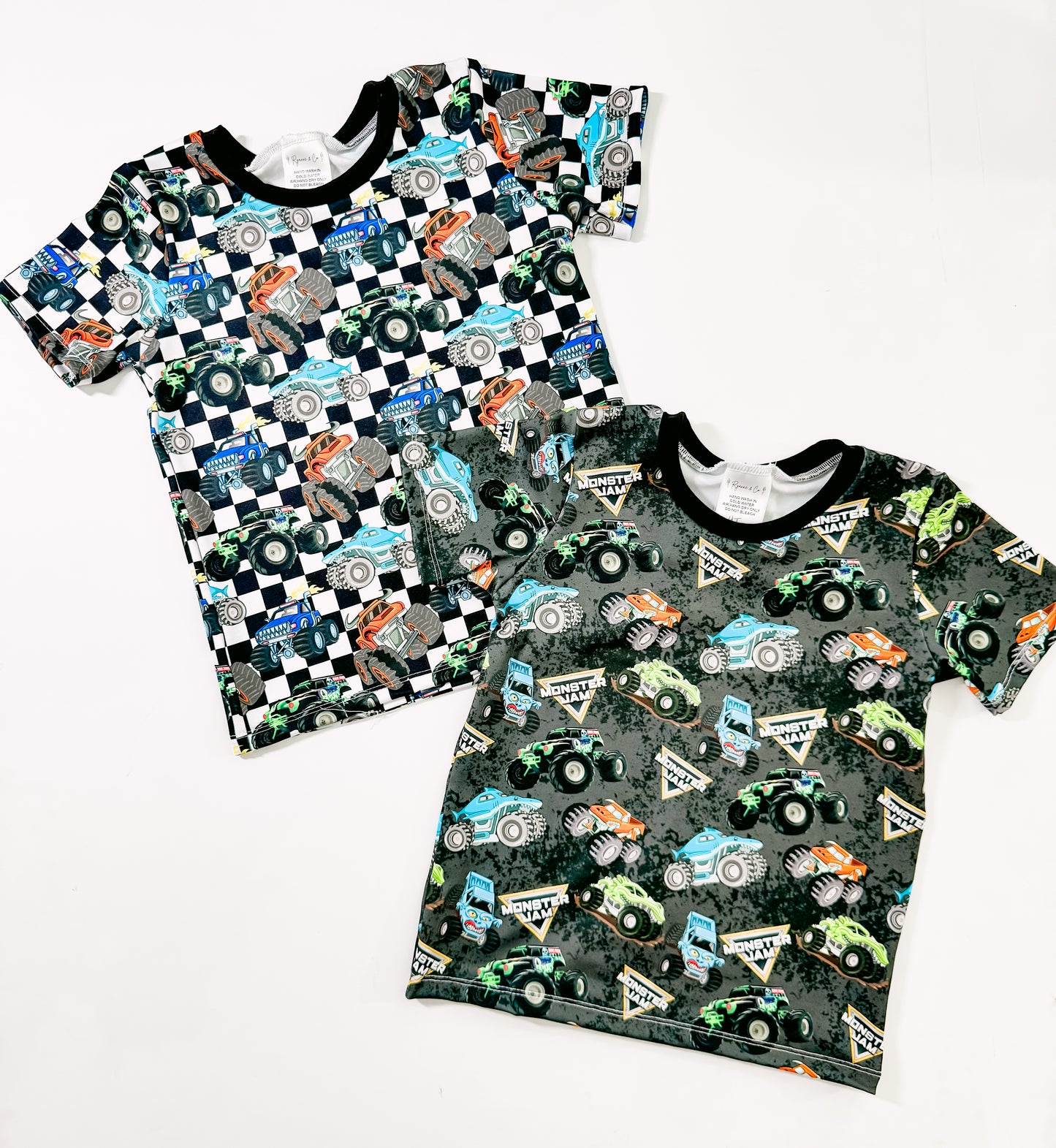 Monster Jam Tee - Checkered