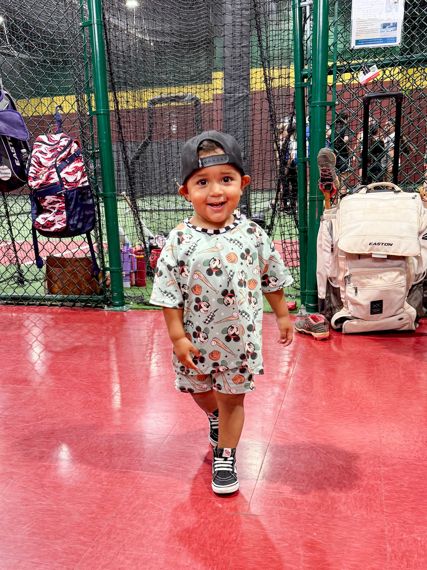 Baseball Friend Oversized Tees & Play Shorts