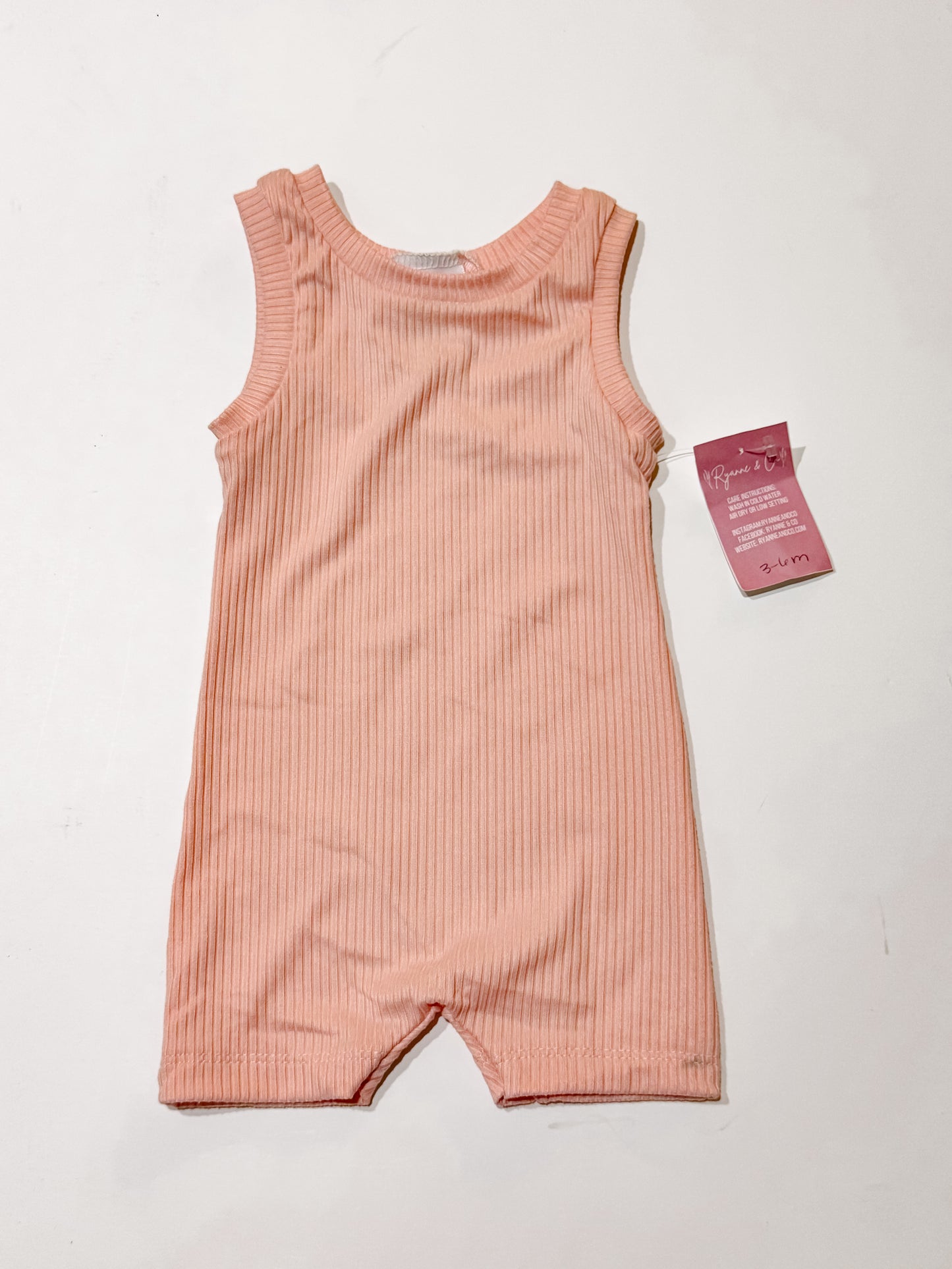 3-6m Blush Rae Romper