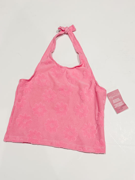 7/8 Pink Daisies Halter
