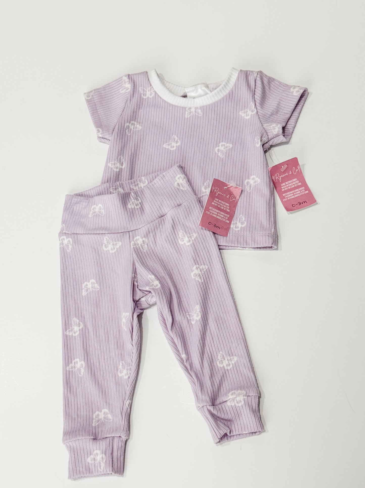 0-3m Tee & Leggings Set