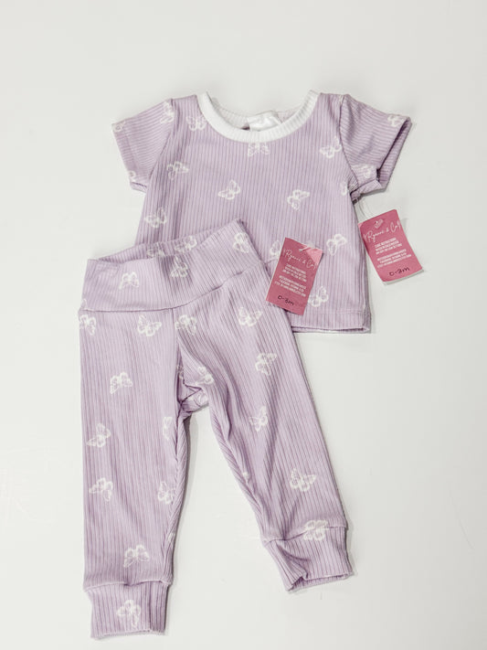 0-3m Tee & Leggings Set