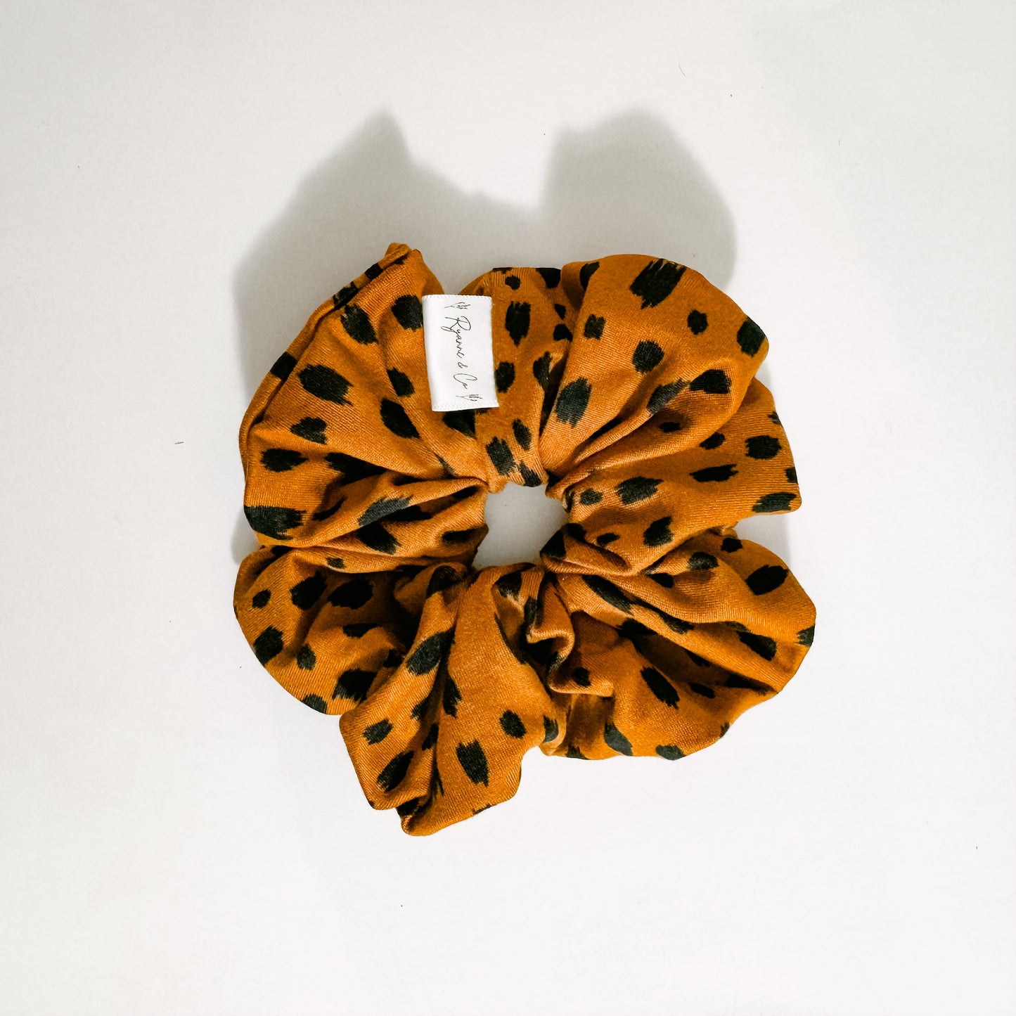 Camel Brushed Oversized Scrunchies