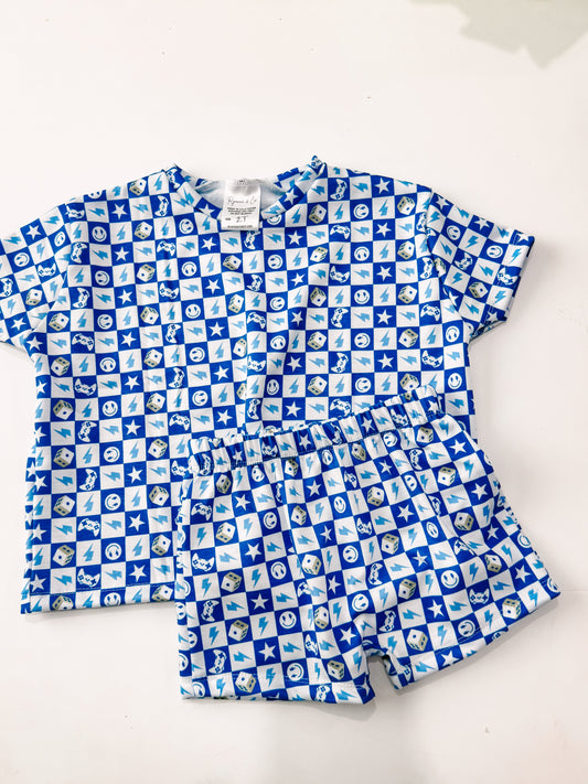 2T Gamer Oversized Tee Boy Set