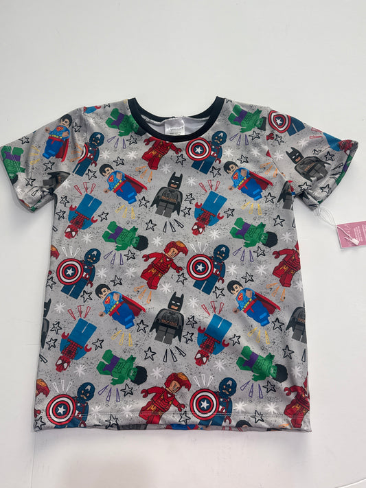 6Y Super Hero Boy Tee