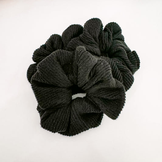 Black Sweater Oversized Scrunchies