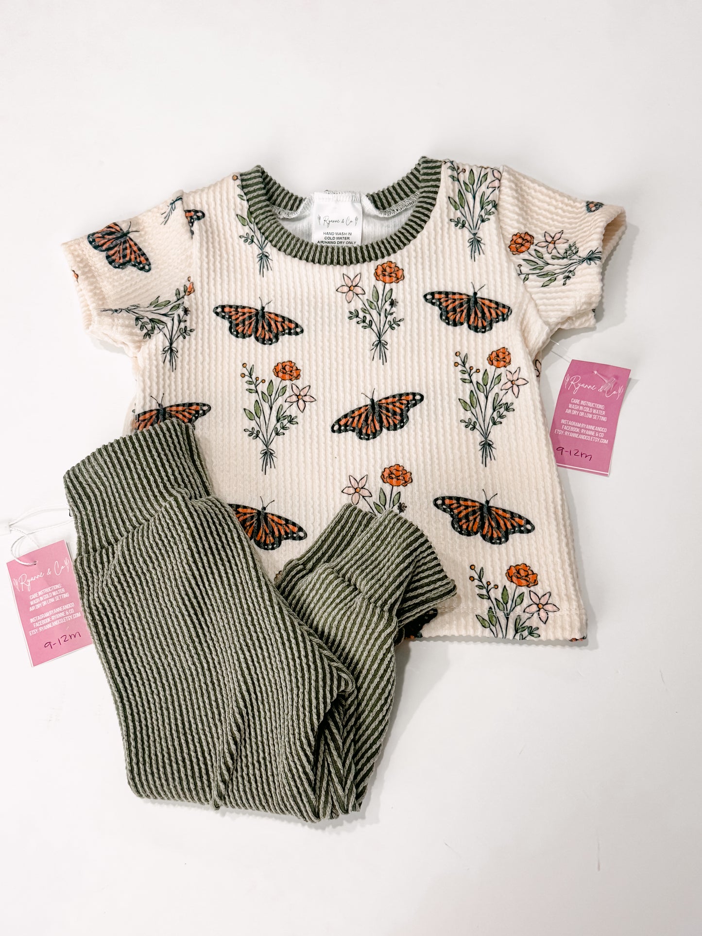 9-12m Oversized Tee & Leggings
