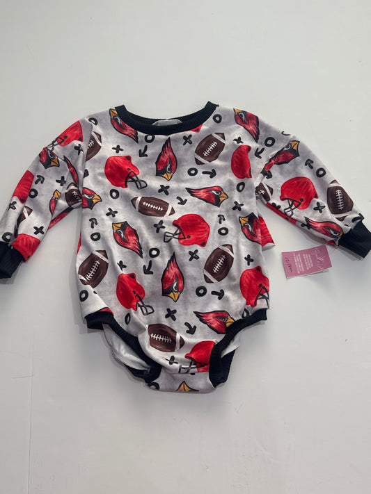 12-18m Football Sweater Romper