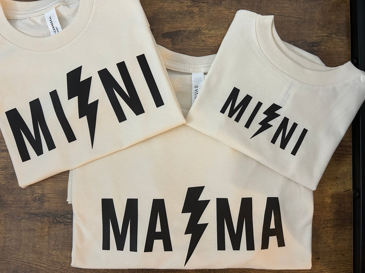 Lightning Mama & Mini Printed Tees