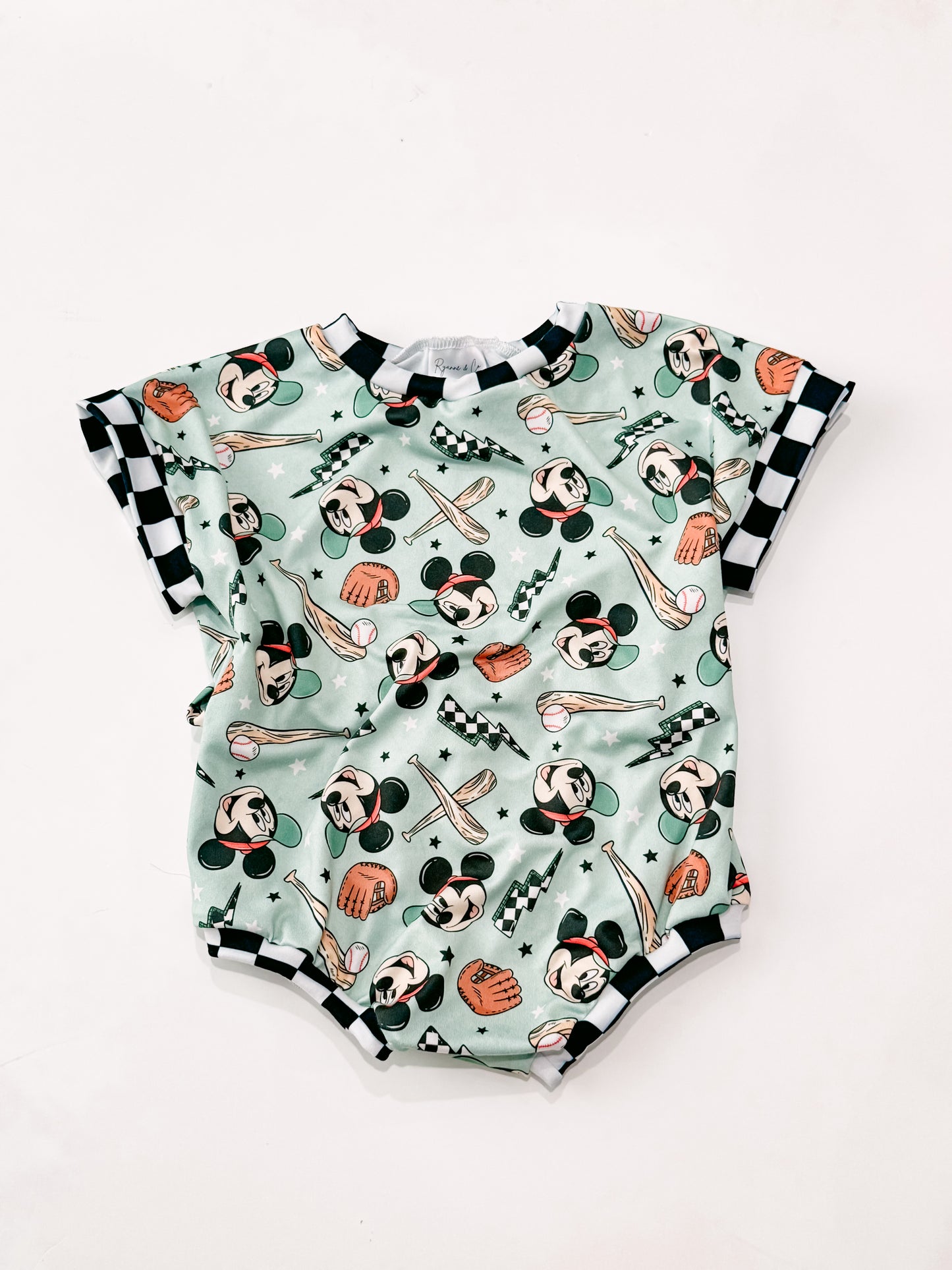 12-18m Baseball Tee Romper