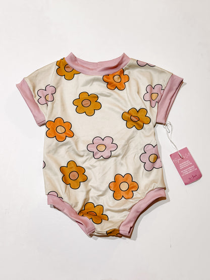 0-3m Doodle Tee Romper