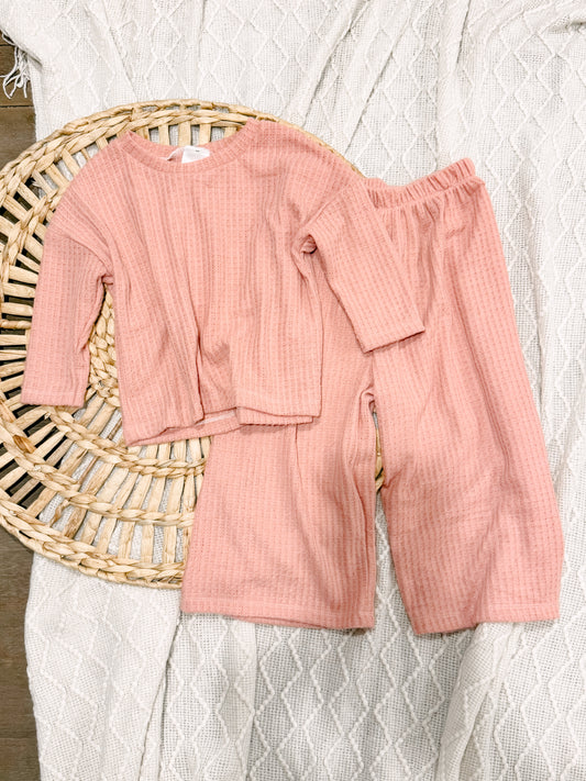 RTS 2T Pink Waffle Set