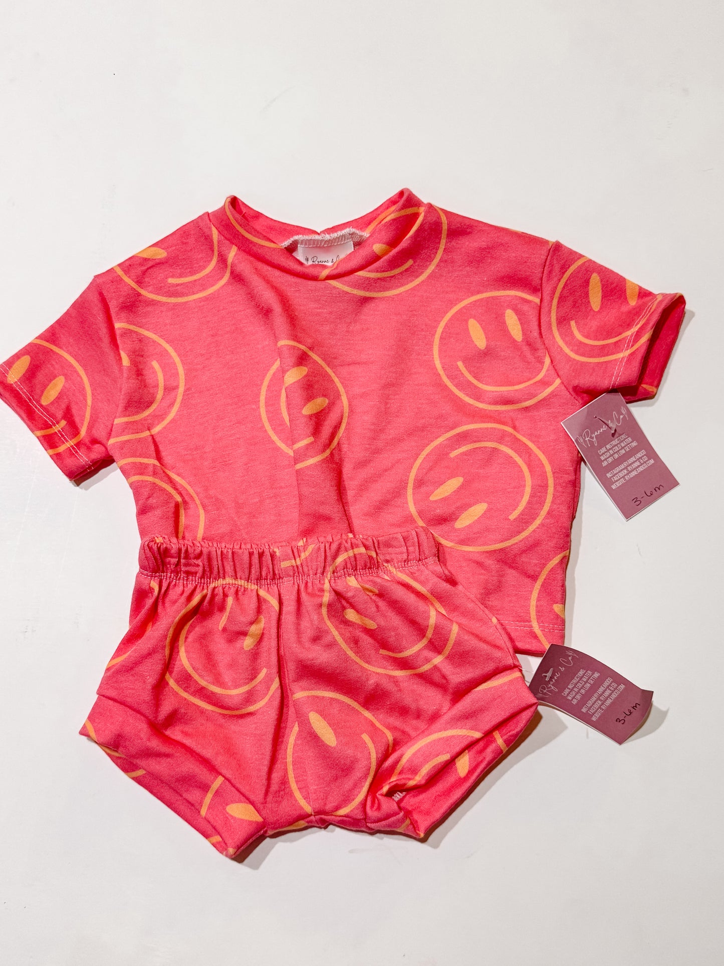 3-6m Oversized Tee & Shorties