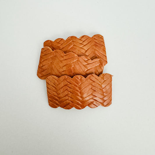 Camel Braided Snap Clip