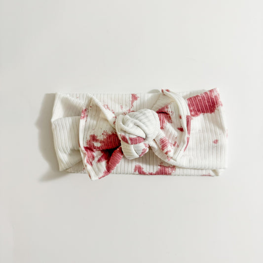 Pink Wash Tie Headband