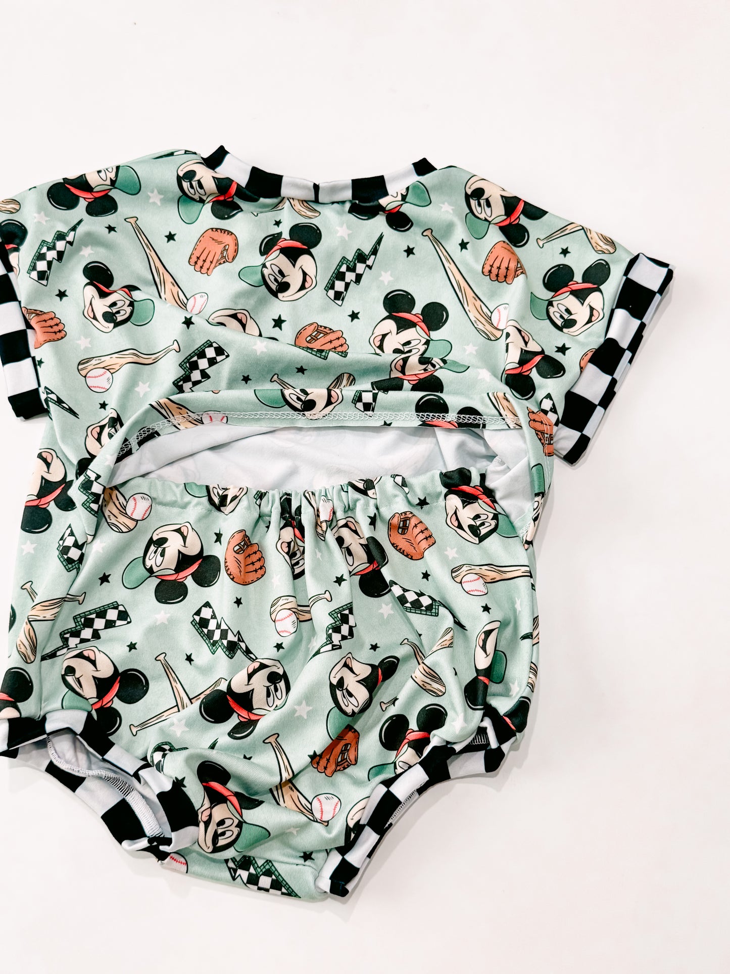 12-18m Baseball Tee Romper