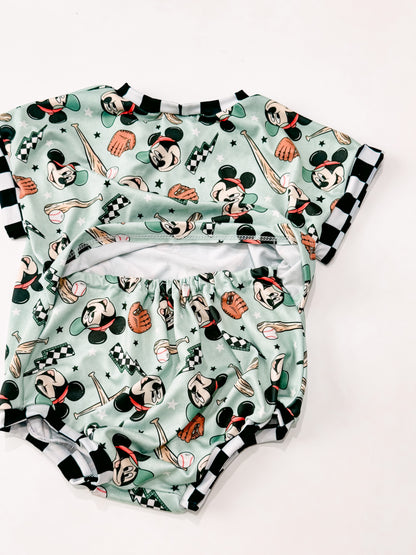 12-18m Baseball Tee Romper