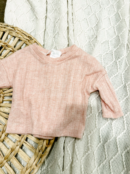RTS 6-9m Pink Long Sleeve