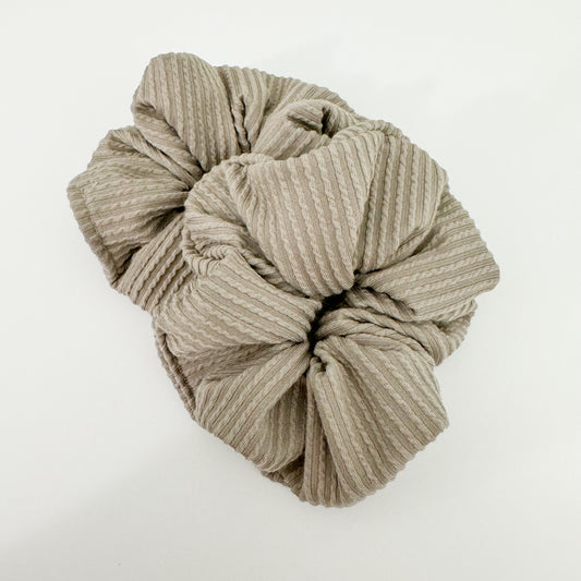 Taupe Oversized Scrunchies