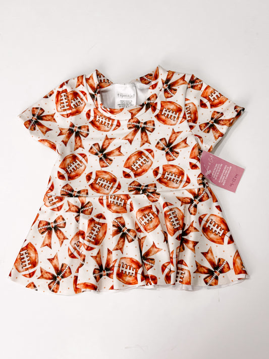 9-12m Football Peplum