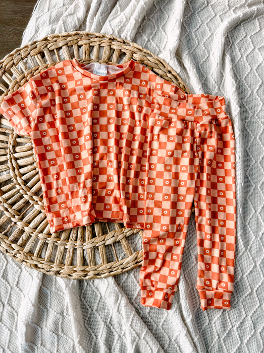 RTS 2T Orange Checkered Set