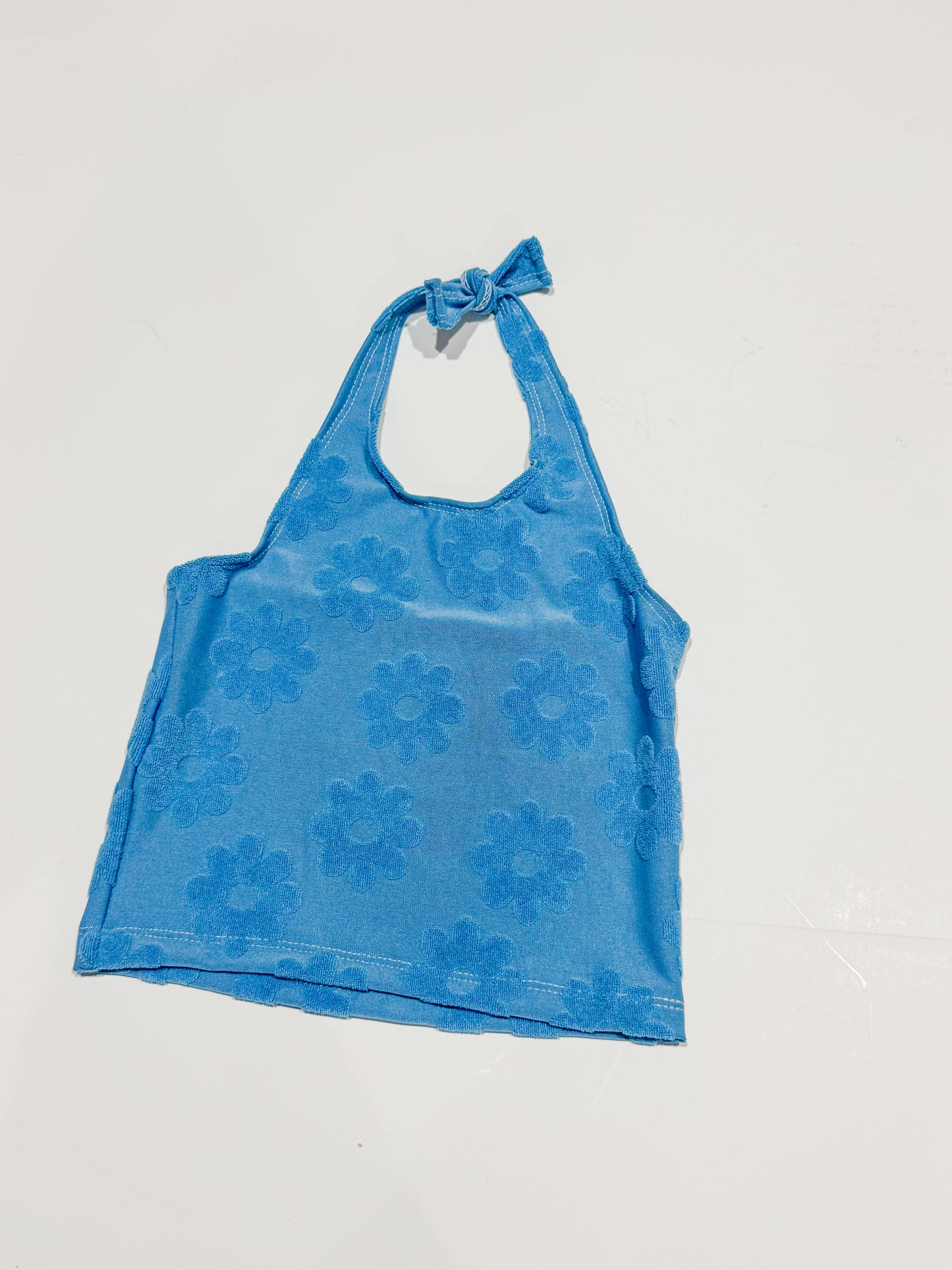 2T Blue Daisies Halter