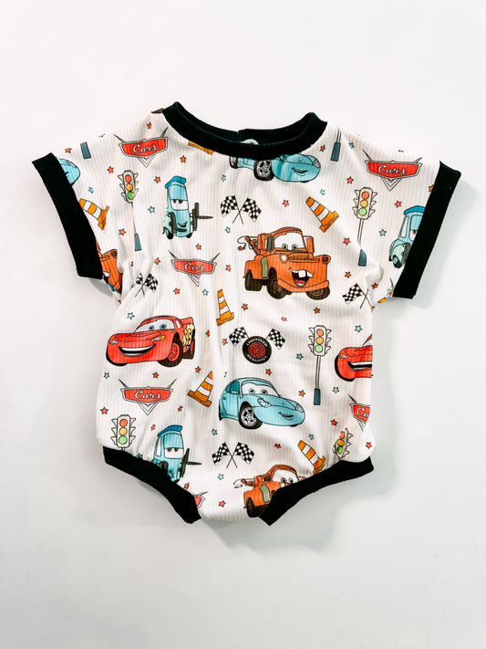Cars Baby Tee Romper
