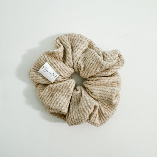 Oatmeal Sweater Oversized Scrunchie