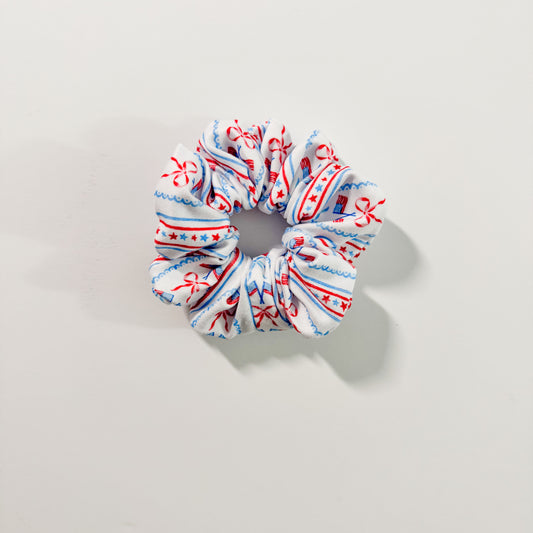 Dainty Bows & Flags Scrunchies