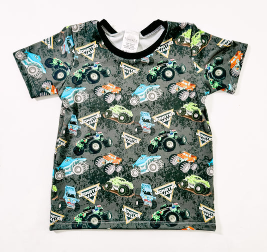 Monster Jam Tee - Grey Background