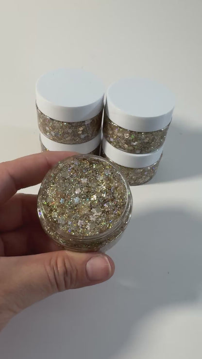 Gold Party Glitter Gel